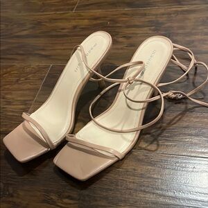 Madden Girl Women's Nude Strappy Heels